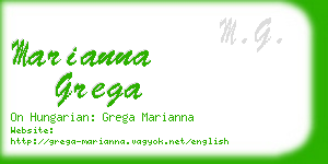 marianna grega business card